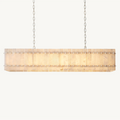 Aurelius Alabaster Linear Chandelier 54'' - Lamps Moon