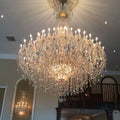 Extra Large Classic Traditional Crystal Chandelier 60/72/90 Lights for Hotel, Showroom, Foyer , Wedding Hall,Coffee Shop - Lamps Moon
