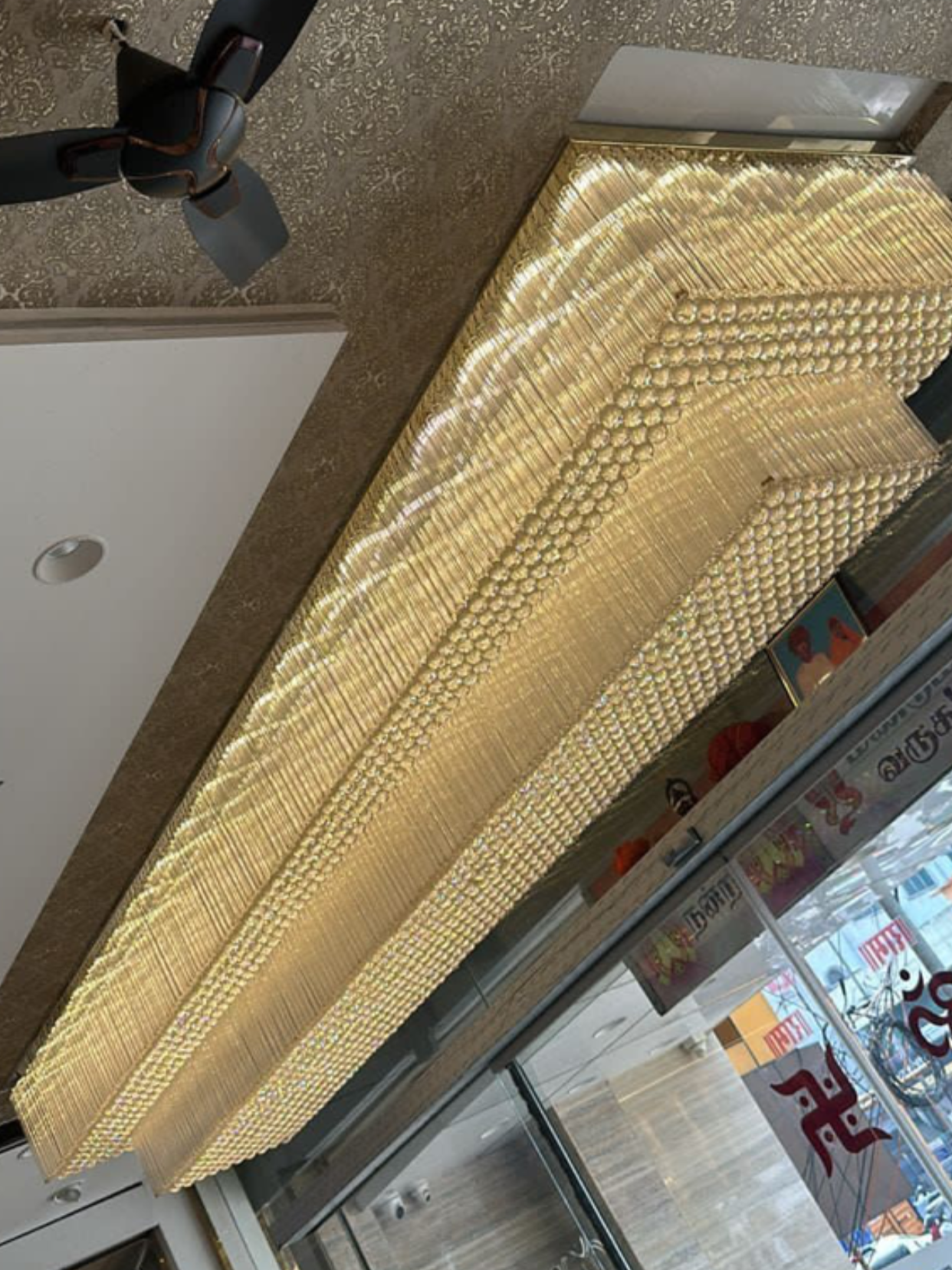 Modern Extra 2/3 Tiered Flush Mount Crystal Chandelier for Large Area - Lamps Moon