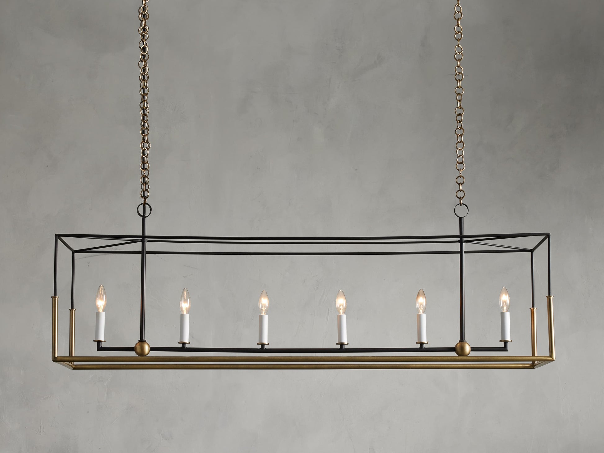 Holt 6-Light Linear Chandelier - Lamps Moon
