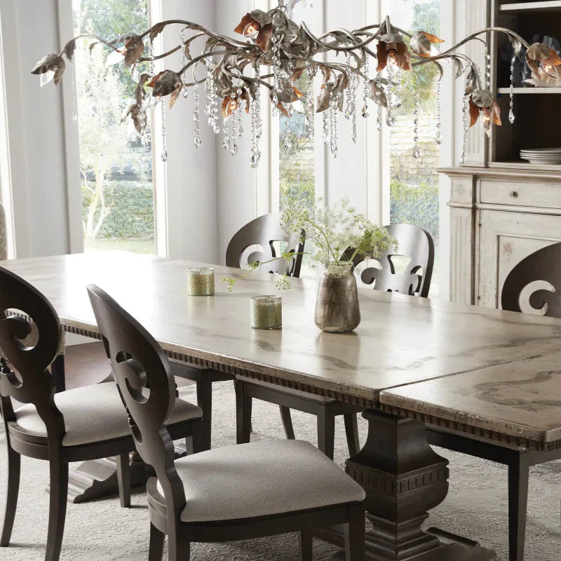Viticcio Rectangular Chandelier 52''61''71'' - Lamps Moon