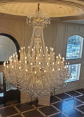 Extra Large Classic Traditional Crystal Chandelier 60/72/90 Lights for Hotel, Showroom, Foyer , Wedding Hall,Coffee Shop - Lamps Moon
