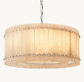 Aurelius Alabaster Round Chandelier 37‘’ - Lamps Moon