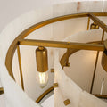 Aurelius Alabaster Round Chandelier 22‘’ - Lamps Moon