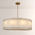 Aurelius Alabaster Round Chandelier 48‘’ - Lamps Moon