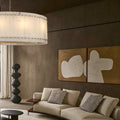 Aurelius Alabaster Round Chandelier 48‘’ - Lamps Moon