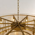Aurelius Alabaster Round 2-Tiered Chandelier 60‘’ - Lamps Moon