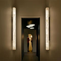 Alabaster Pillar Sconce - Lamps Moon