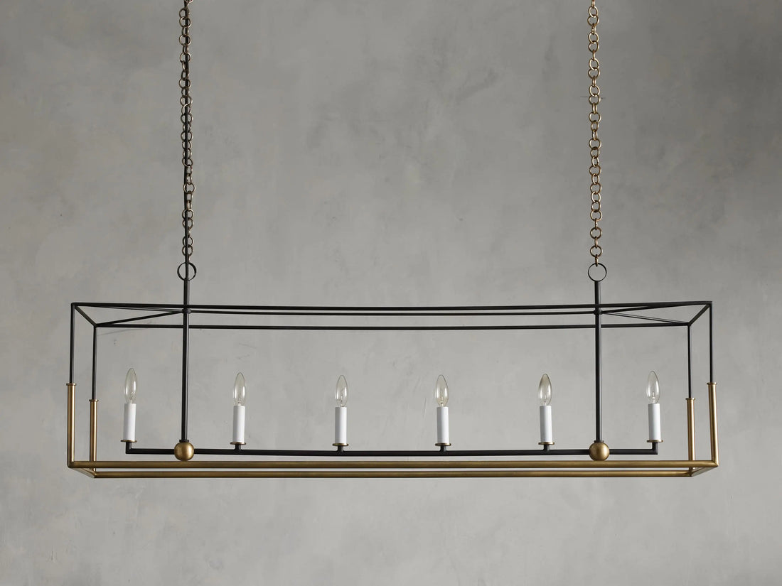 Holt 6-Light Linear Chandelier - Lamps Moon