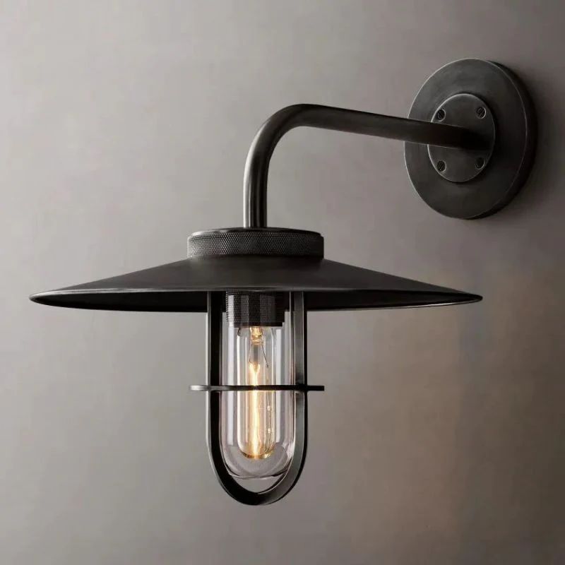 Jazz Barn Outdoor Wall Sconce - Lamps Moon