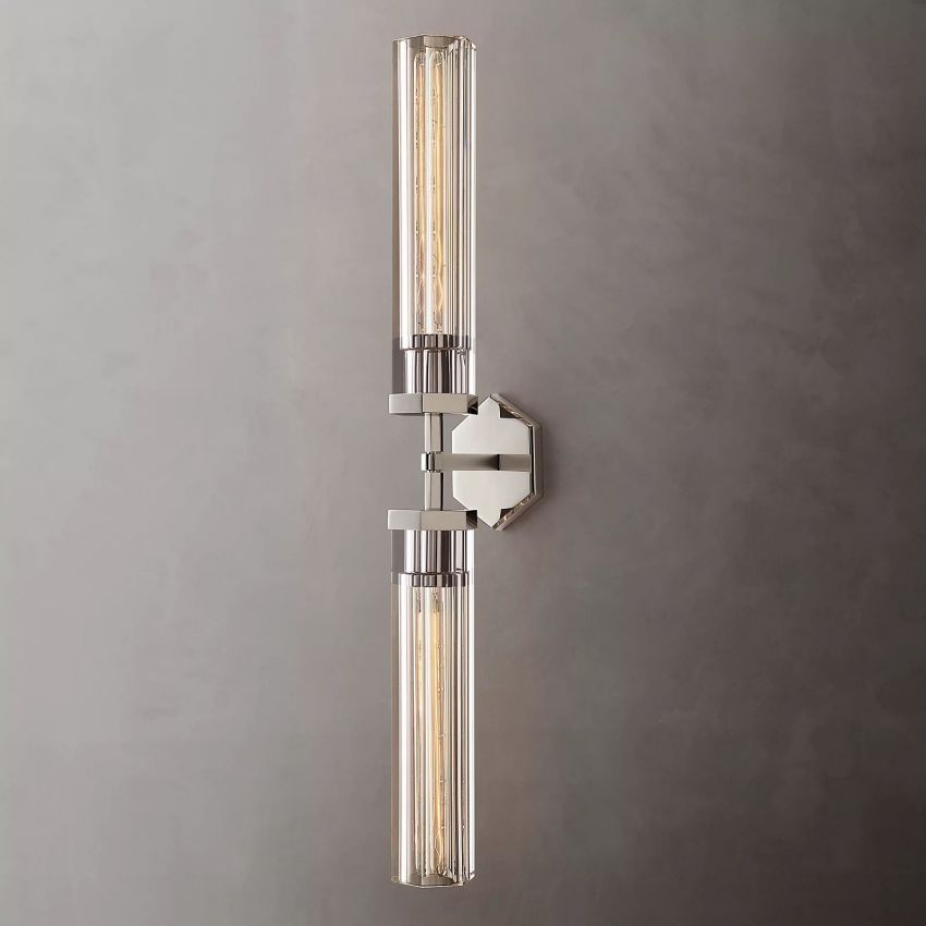 Lambert Hexagonal Double Sconce - Lamps Moon