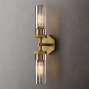 Lambert Hexagonal Double Sconce - Lamps Moon