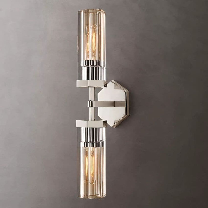 Lambert Hexagonal Double Sconce - Lamps Moon