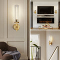 Lambert Hexagonal Double Sconce - Lamps Moon
