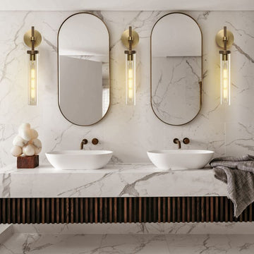 Lambert Knurled Single Sconce - Lamps Moon