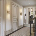 Lambert Knurled Double Sconce - Lamps Moon