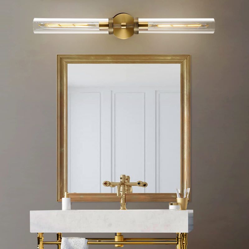 Lambert Knurled Double Sconce - Lamps Moon