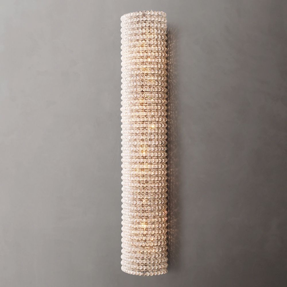 Halo Grand Crystal Sconce 36"H - Lamps Moon
