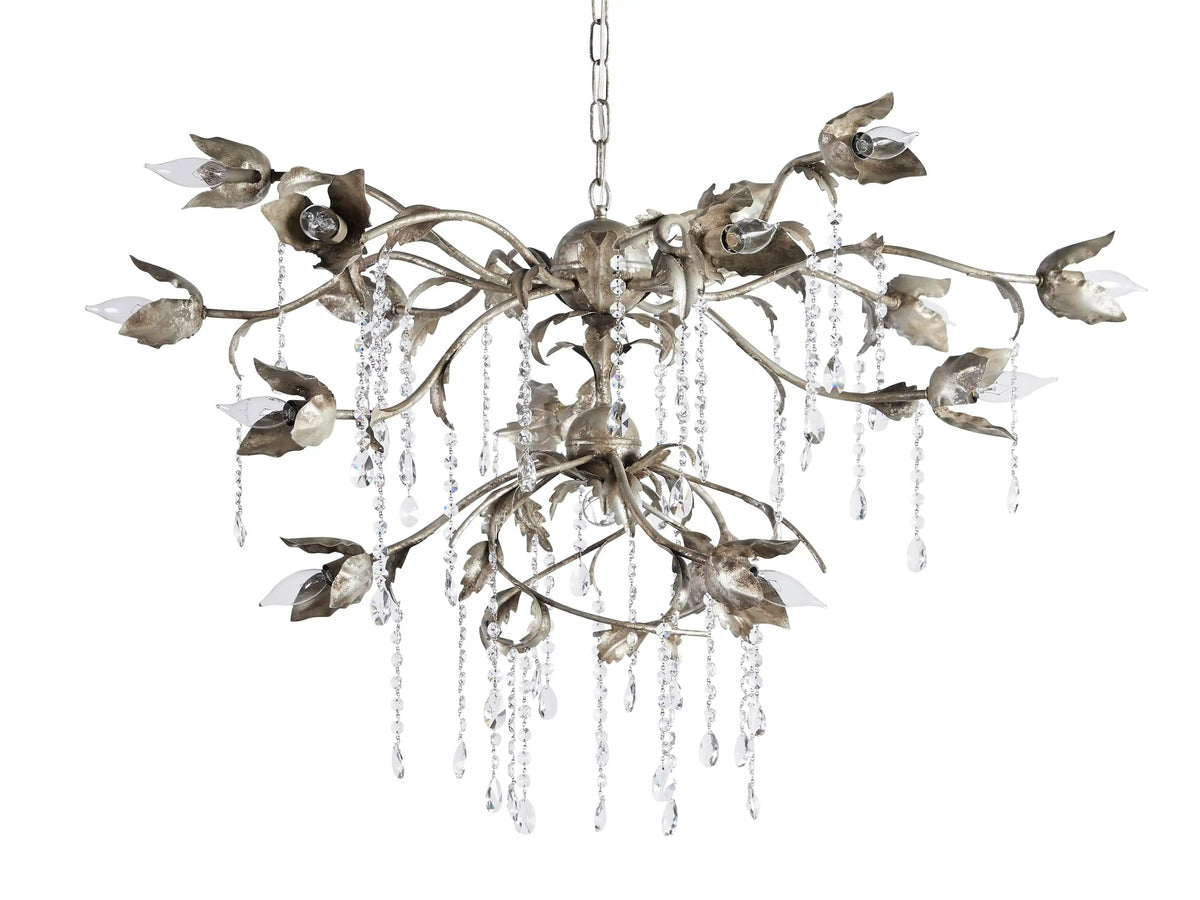 Viticcio Round Silver Chandelier - Lamps Moon